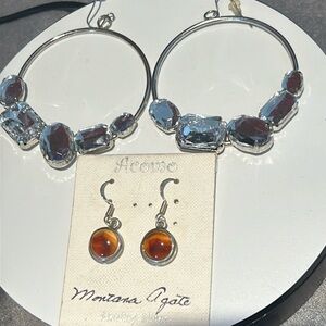 #25 A Lot Of Two Pairs Of Earrings